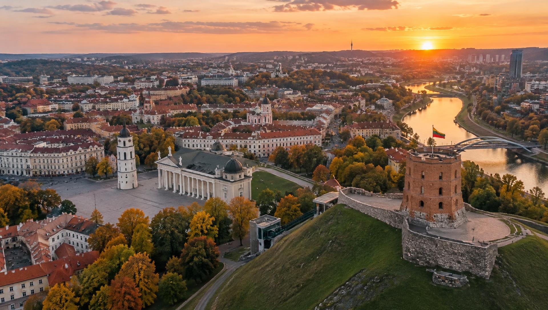 Vilnius · Gedimino pilis ir Katedros aikštė